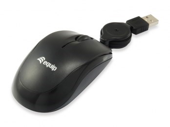 Raton Equip Optical Travel Mouse Retractil Usb